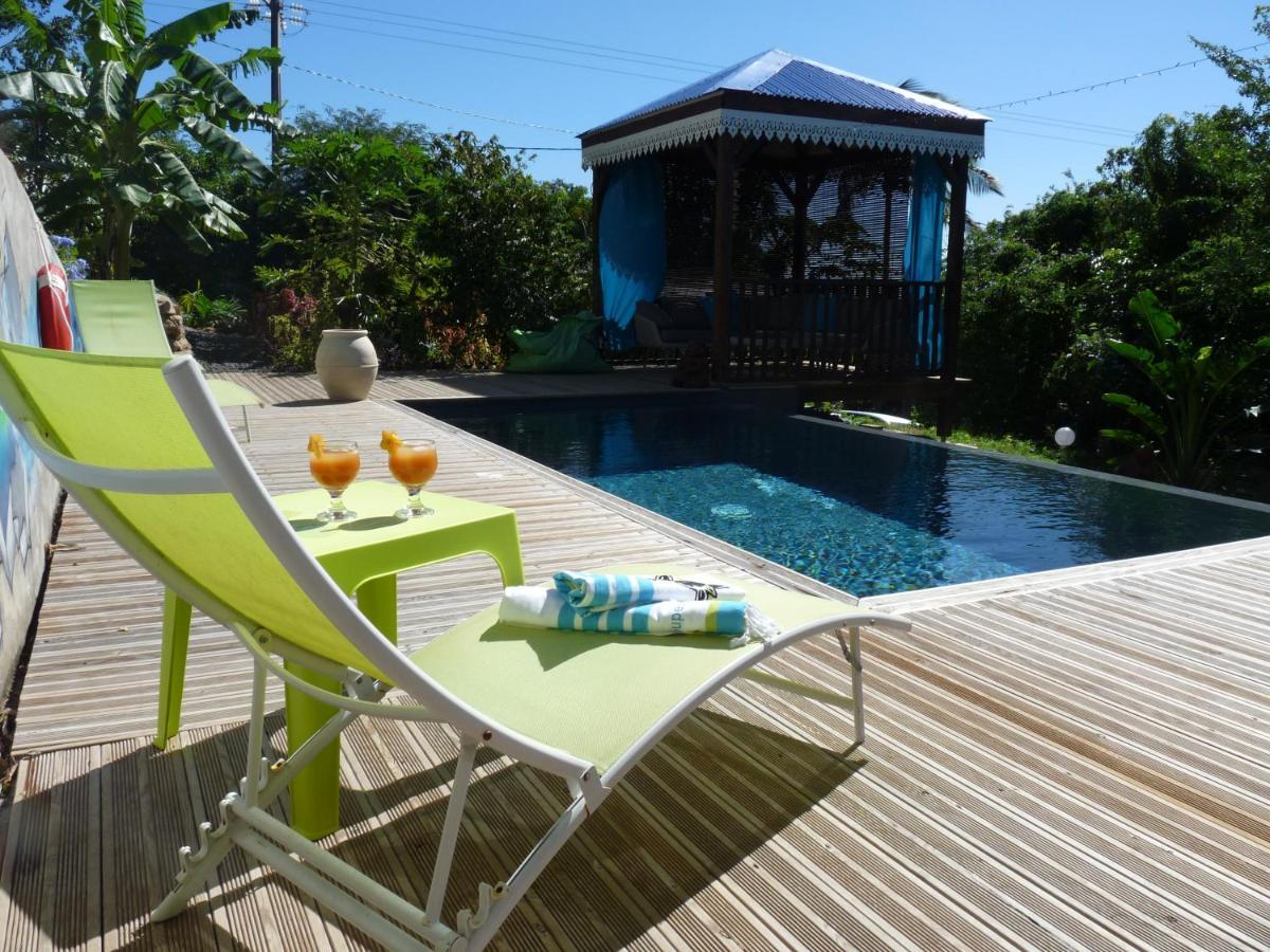 Bungalow La Tortue Bleue Буйант Экстерьер фото